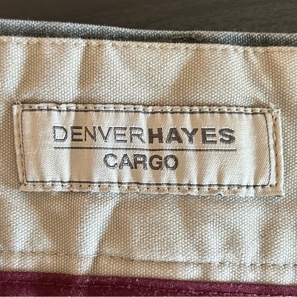 Denver Hayes Cotton Cargo Pants Utility Workwear Khaki Men’s 34x30 - Picture 4 of 6